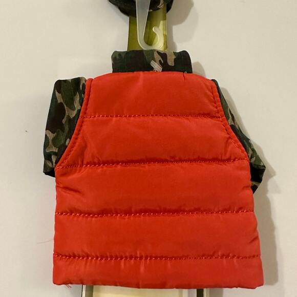 Food Network Wine Bottle Cover Camouflage Fishing Hunting Military Orange Coat - Picture 4 of 4